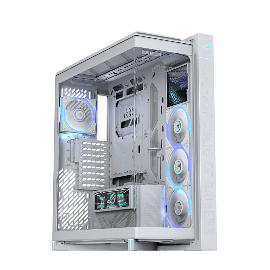ASUS ROG CRONOX GR801 CURVE TG ARGB WHITE skrinka E-ATX biela