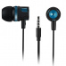 Canyon CNE-CEP3G pohodlné slúchadlá do uší, pre smartfóny, integr. mikrofón a ovládanie, čierne + zeleno-modré prvky