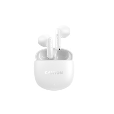 Canyon OnGo 13, TWS BT 5.4 slúchadlá do uší, USB-C nabíjanie, nabíjacia stanica, kompaktné, nízka hmotnosť, biele Canyon OnGo 13, TWS BT 5.4 slúchadlá do uší, USB-C nabíjanie, nabíjacia stanica, kompaktné, nízka hmotnosť, biele