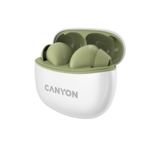 Canyon TWS-5 True Wireless Bluetooth slúchadlá do uší, nabíjacia stanica v kazete, zelené