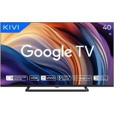 KIVI OPTIMA TV 40F710QB, 40" FHD, L5 HDR, SMART GOOGLE TV, Vyrobene v CZ, Cierna