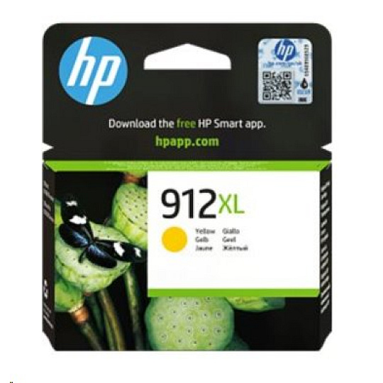HP 912XL High Yield Yellow Original Ink Cartridge HP 912XL High Yield Yellow Original Ink Cartridge