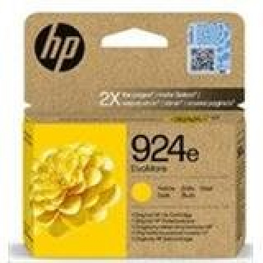 HP 924e EvoMore Yellow Original Ink Cartridge 800str.