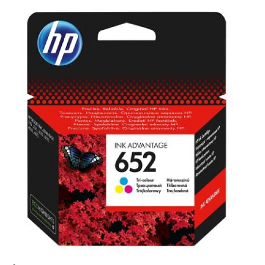 HP 652 Tri-colour Ink Cartridge HP 652 Tri-colour Ink Cartridge