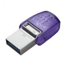 128 GB . USB 3.2 kľúč . Kingston DataTraveler MicroDuo 3C Gen3, OTG, USB-C ( r200MB/s, w50MB/s )