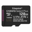 128 GB . microSDXC karta Kingston Canvas Select Plus U1, V10, A1 (r/w 150MB/s)