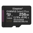 256 GB . microSDXC karta Kingston Canvas Select Plus U1, V10, A1 (r/w 150MB/s)