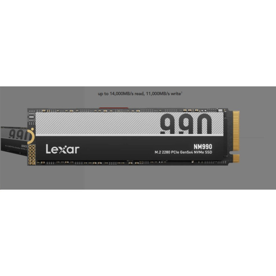 Lexar® 4TB NM990 M.2 NVMe PCIE up to 14000MB/s Read and 10000 MB/s write Lexar® 4TB NM990 M.2 NVMe PCIE up to 14000MB/s Read and 10000 MB/s write