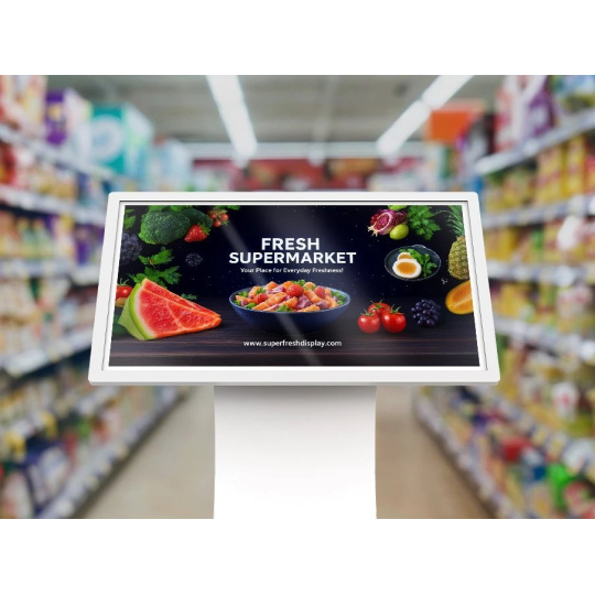 Prestigio Solutions IDS Indoor Totem  horiz. naklonený 43", 4K, Android 11: RK3399B/4GB/64GB, IR10 dotykov