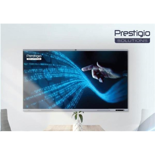 Prestigio Solutions Multiboard Light + Gen 2 75-inch, Android 13, Google EDLA, AI Camera, 16/128GB