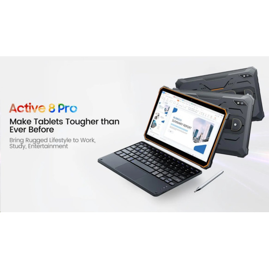 Blackview Active 8 Pro Rugged Tab 8GB/256GB, 10,36" FHD IPS MT6878 Octa-core, 16/48 MP,  22000 mA, cierny