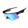 Smart Glasses Blackview D2 Ice Blue lenses Chips Jerry AD6976D4 8Mb 240mAh BT 5.1 APP HeyCyan ENC AI, modré