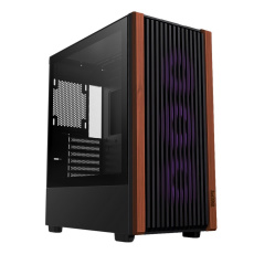 1stCOOL MiddleTower G6 Noble, AU, USB3.0, USB-C, tr.side, Wood decor