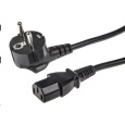Power cord 230V, 1,8m, C13 - Schuko, High quality