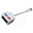 Rozdvojka počítač/telefon 2 x RJ45 UTP T-MOD 3-U4