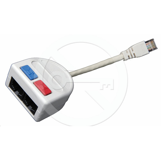 Rozdvojka počítač/telefon 2 x RJ45 UTP T-MOD 3-U4 Rozdvojka počítač/telefon 2 x RJ45 UTP T-MOD 3-U4