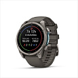 Garmin fenix 9 - 47mm, AMOLED, Sapphire, Titanium, Pebble Gray band