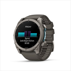 Garmin fenix 9 - 51mm, AMOLED, Sapphire, Titanium, Pebble Gray band Garmin fenix 9 - 51mm, AMOLED, Sapphire, Titanium, Pebble Gray band