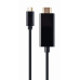 Gembird kábel USB-C (M) na HDMI (M), 4K, 60Hz, 2m kábel, čierny