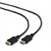 Gembird kábel HDMI High speed (M - M), séria Select, Ethernet, pozlátené konektory, 0,5 m, čierny