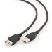 Gembird kábel USB 2.0 (AM - AF), predlžovací, 1.8 m, čierny