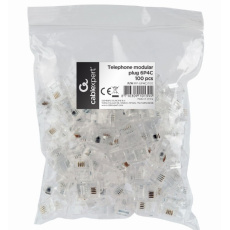 Gembird Modular plug (15u"), 100 pcs per polybag