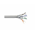 Value S/FTP (PiMF) drôt LSOH 100m cat.8.1, CPR Eca, AWG22, 2000Mhz, 40GBase-T, sivý, meď