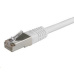 SOLARIX 10G patch kabel CAT6A SFTP LSOH 0,5m, šedý non-snag proof