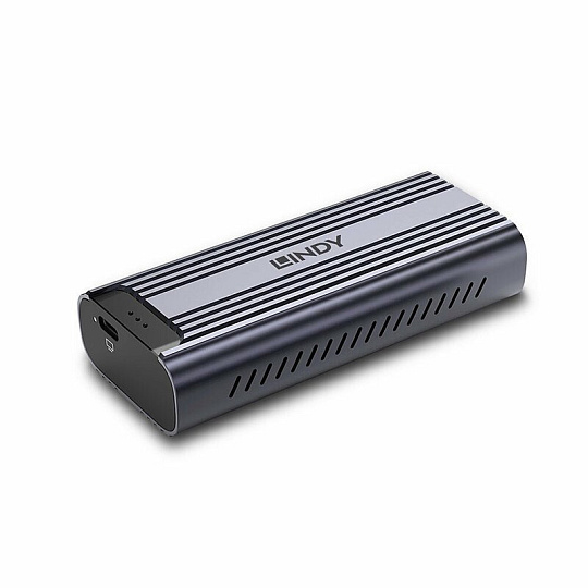 Externý box / Adaptér USB 4 Typ C na NVMe M.2 SSD HDD (M-key and B+M-key), 40Gbps, čierny Externý box / Adaptér USB 4 Typ C na NVMe M.2 SSD HDD (M-key and B+M-key), 40Gbps, čierny