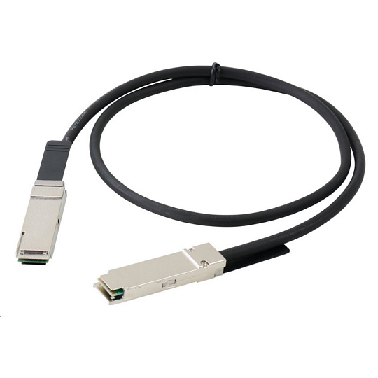 QSFP28 pasivní kabel 100Gbps pro lokální propojení dvou aktiv. prvků přes QSFP28 sloty, 0,5m, DELL komp. QSFP28 pasivní kabel 100Gbps pro lokální propojení dvou aktiv. prvků přes QSFP28 sloty, 0,5m, DELL komp.