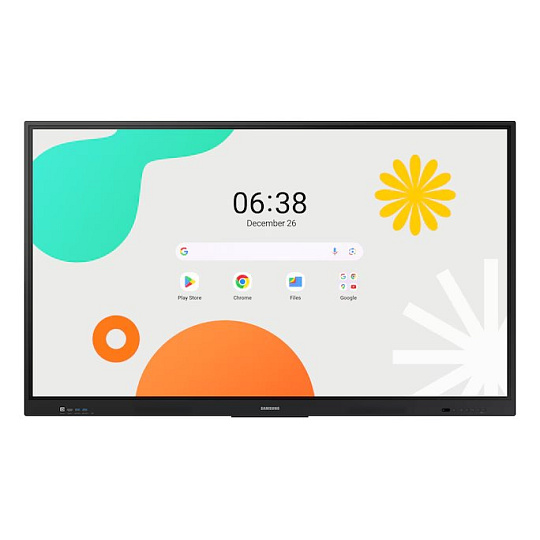Samsung WA75F-S FLIP 75" 3840x2160 400cd, HDMI USB RJ45 Wifi Android 12/7 Samsung WA75F-S FLIP 75" 3840x2160 400cd, HDMI USB RJ45 Wifi Android 12/7