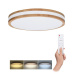 Solight LED osvetlenie s diaľkovým ovládačom Woody, 60W, 4200lm, 50cm, zmena chromatickosti, stmievateľné