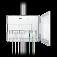 Ubiquiti A compact, weatherproof enclosure for UISP Routers and Switches.
