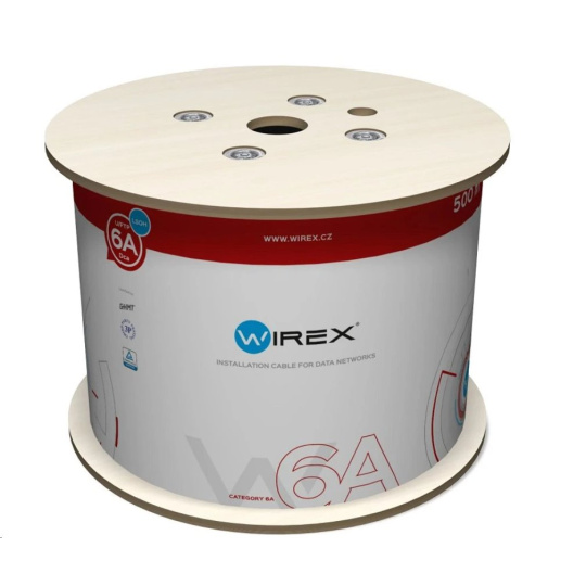 WIREX Instalační kabel CAT6A U/FTP LSOH / DCA 500m cívka fialový WIREX Instalační kabel CAT6A U/FTP LSOH / DCA 500m cívka fialový