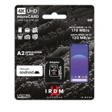 128 GB . microSDHC karta IRDM GOODRAM UHS I U3 A2 + adapter