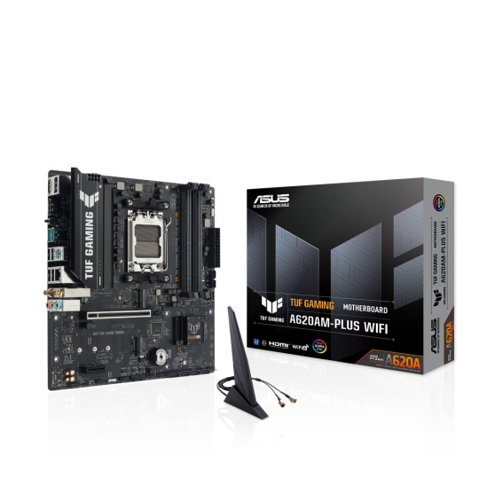 ASUS TUF GAMING A620AM-PLUS WIFI soc.AM5 A620A DDR5 mATX M.2 HDMI DP ASUS TUF GAMING A620AM-PLUS WIFI soc.AM5 A620A DDR5 mATX M.2 HDMI DP