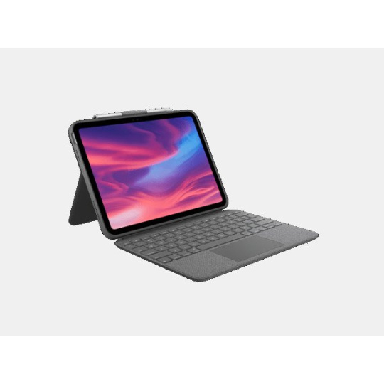 Logitech® Combo Touch for iPad (10th gen) - OXFORD GREY - SK/CZ Logitech® Combo Touch for iPad (10th gen) - OXFORD GREY - SK/CZ