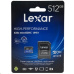 512GB Lexar® High-Performance 633x microSDXC™ UHS-I, up to 100MB/s read 70MB/s write C10 A2 V30 U3, Global