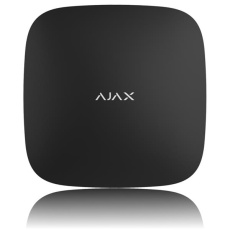 Ajax Hub Black - Centrální ovládací panel v černém provedení; podpora až 50 uživatelů a 100 komponentů; 9 nezávislých skupin (pods