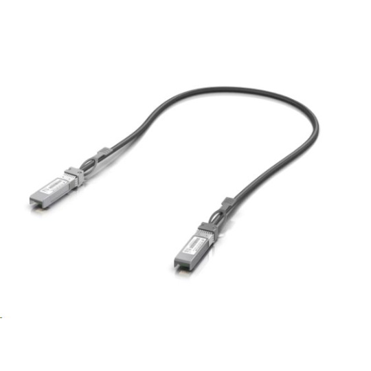 Ubiquiti SFP+ direct attach cable with a 10 Gbps max data rate, 1 m