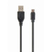 Gembird kábel obojstranný konektor Micro-USB (M) na USB 2.0 (AM), 1.8 m, čierny