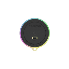 Canyon OnMove 13, prenosný Bluetooth reproduktor, Magsafe kompatibilný, 5W, 600mAh, USB-C nab., čierny
