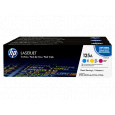 HP tonery HP125A Tri-pack C/M/Y