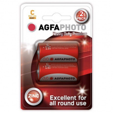 AgfaPhoto zinková batéria 1.5V, R14/C, blister 2ks AgfaPhoto zinková batéria 1.5V, R14/C, blister 2ks