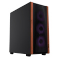 1stCOOL G6 Noble Wood Decor, skrinka ATX, USB3.0, USB-C, 3x ventilátor