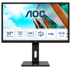 AOC Q32P2CA 31.5"W IPS LED 2560x1440 50 000 000:1 4ms 250cd HDMI DP pivot repro USB-C (65W) AOC Q32P2CA 31.5"W IPS LED 2560x1440 50 000 000:1 4ms 250cd HDMI DP pivot repro USB-C (65W)