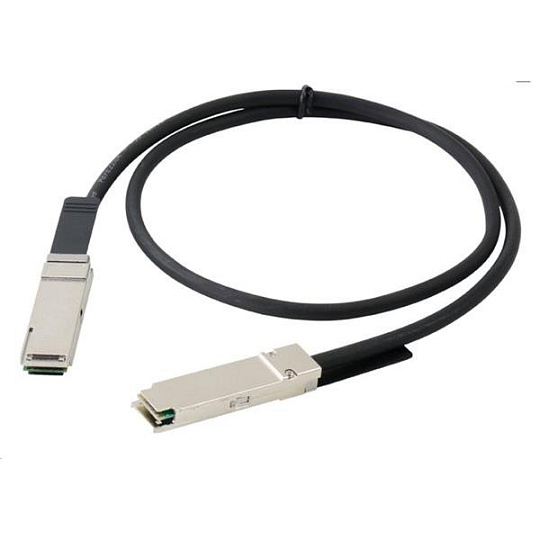 QSFP28 pasivní kabel 100Gbps pro lokální propojení dvou aktiv. prvků přes QSFP28 sloty, 1m, Cisco komp.  