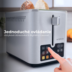 AENO 2-plátkový hriankovač TS4 , automatický, nerezová oceľ, EU AENO 2-plátkový hriankovač TS4 , automatický, nerezová oceľ, EU