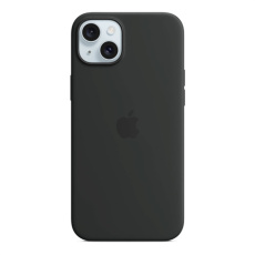 Apple iPhone 15 Plus Silicone Case with MagSafe - Black