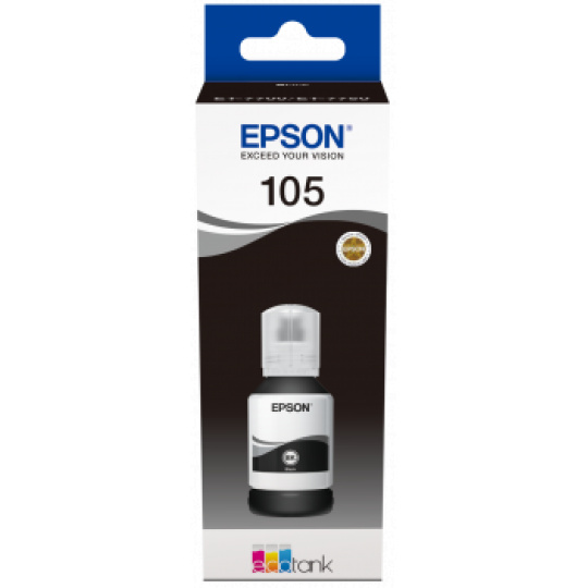 Epson atrament L71xx Black ink container 140ml - 8000str.